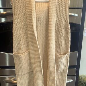 Kloth and Clover Sleeveless Sweater - Size Large